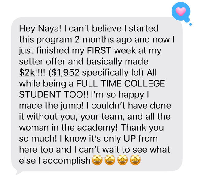 Member chat screenshot with positive feedback